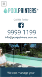Mobile Screenshot of poolpainters.com.au